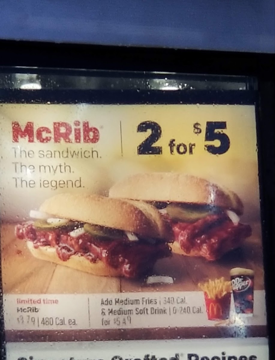 McDonald's Photo Menu 5