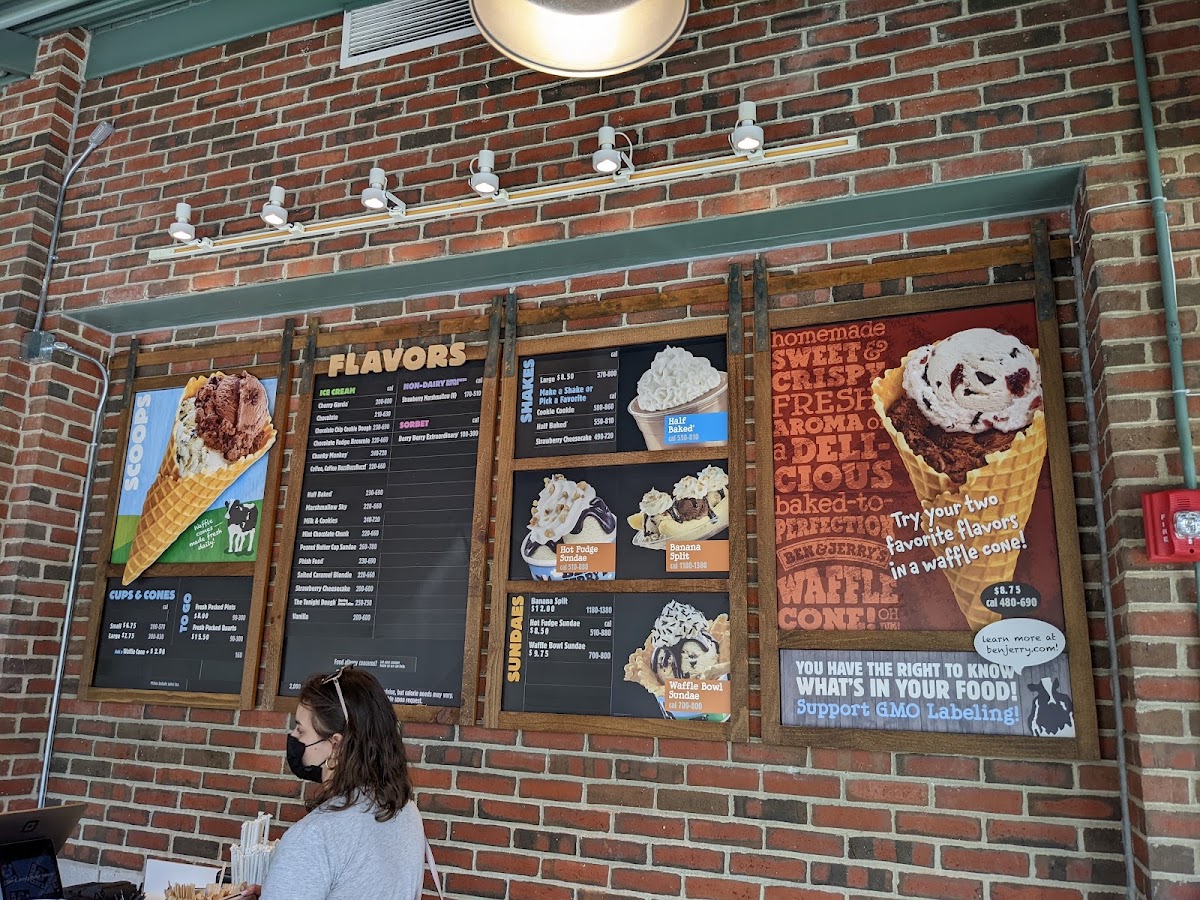 Ben & Jerry’s Photo Menu 2