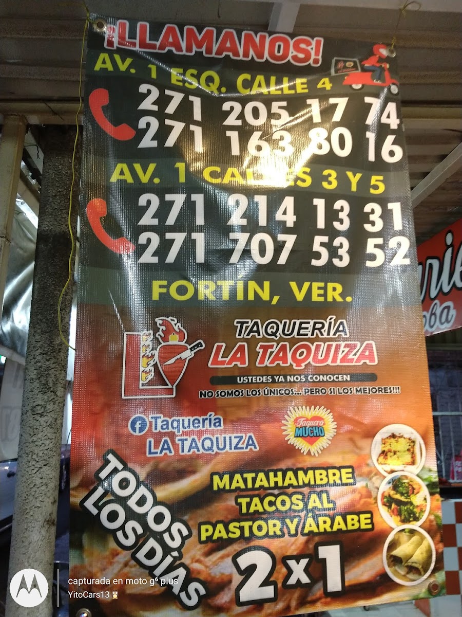 La Taquiza Photo Menu 1