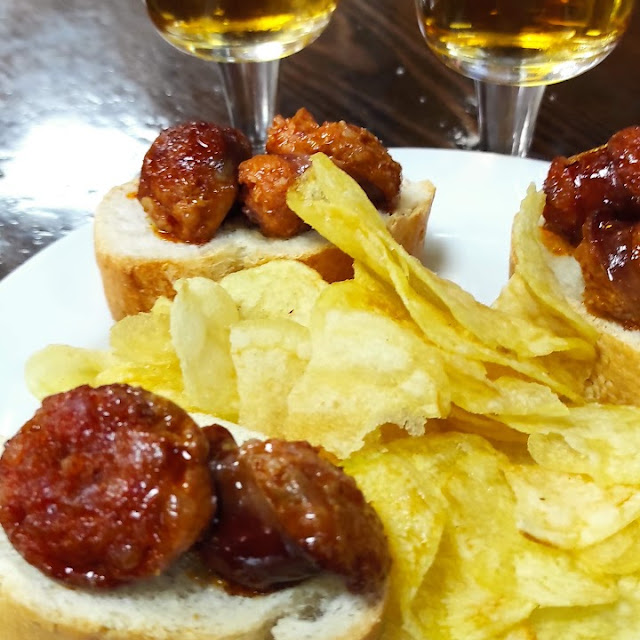 Tapa de Chorizo A la Brasa