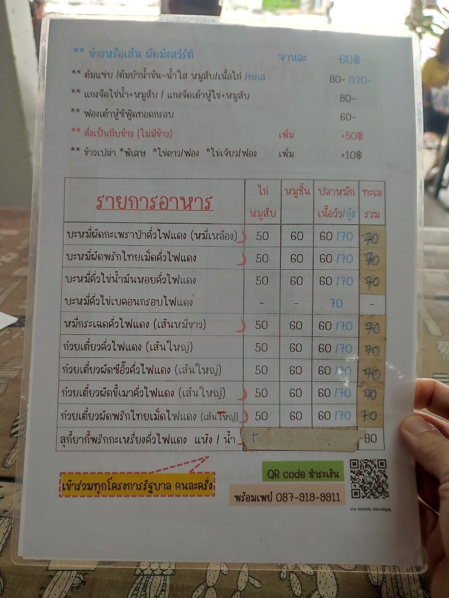 คั่วไฟแดง by เชฟพี่เสือ Photo Menu 6