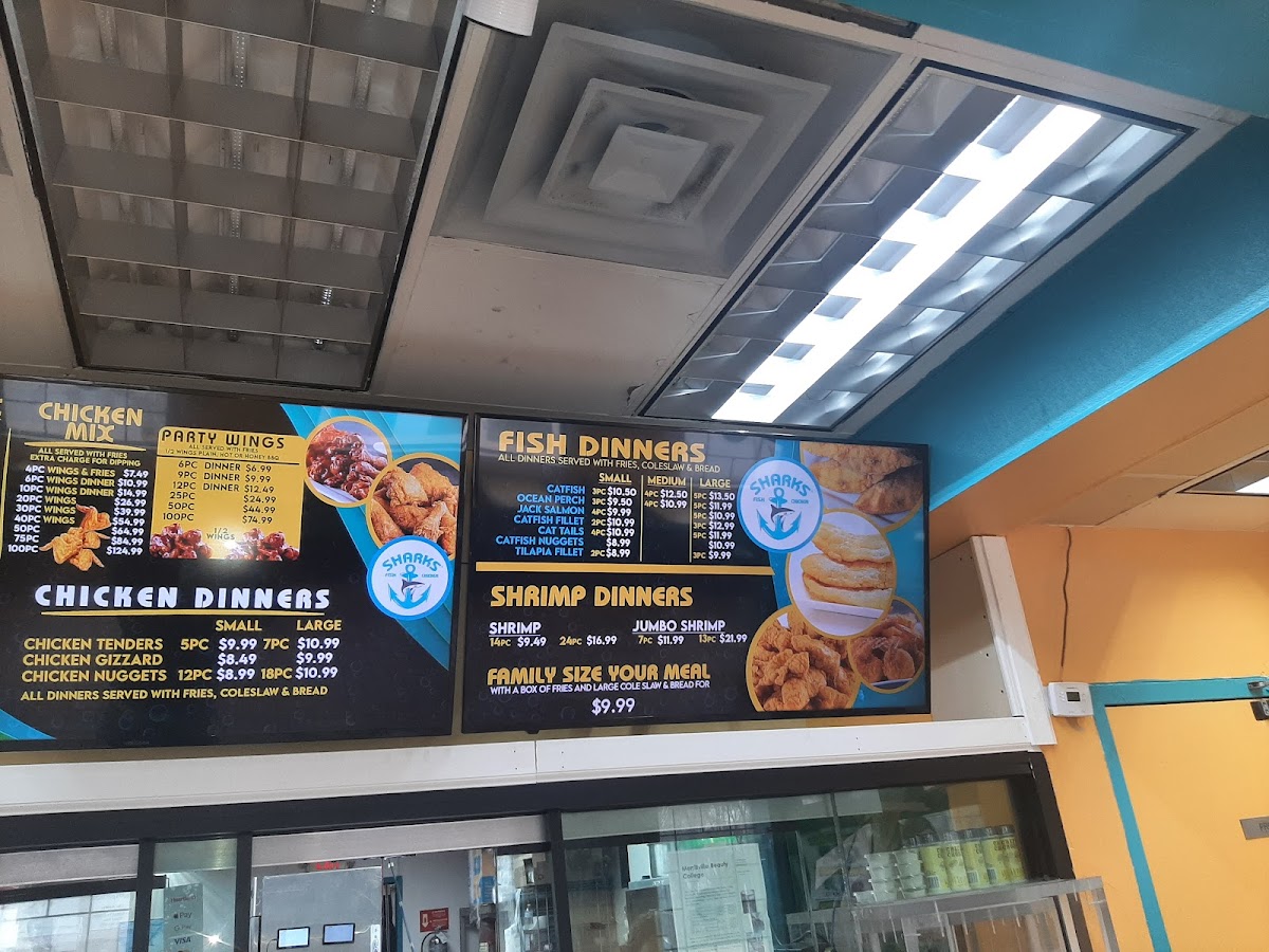 Sharks Fish & Chicken Photo Menu 5
