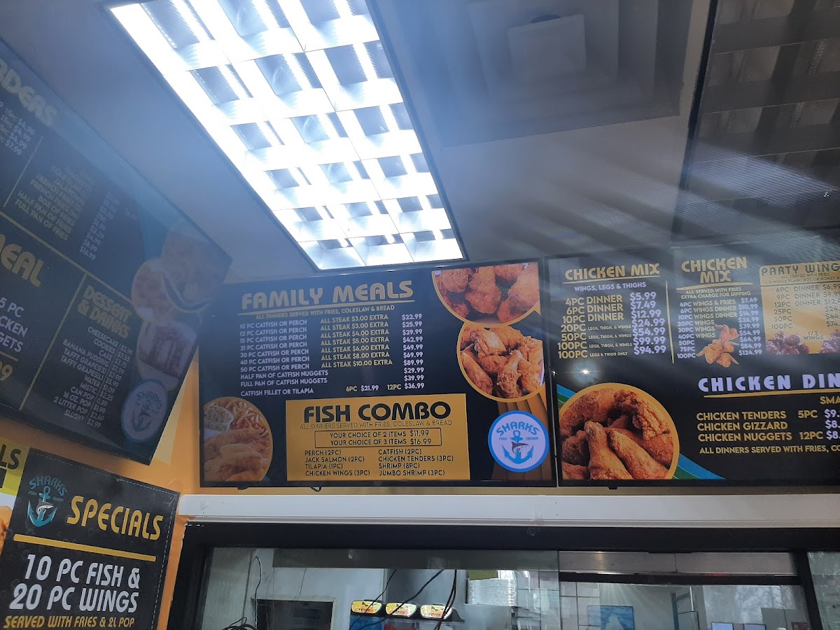 Sharks Fish & Chicken Photo Menu 7