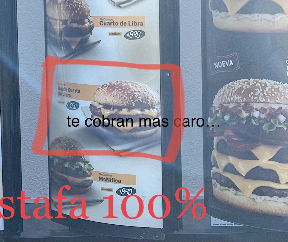 McDonald's Photo Menu 6