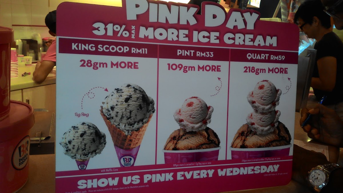 Baskin-Robbins Photo Menu 2