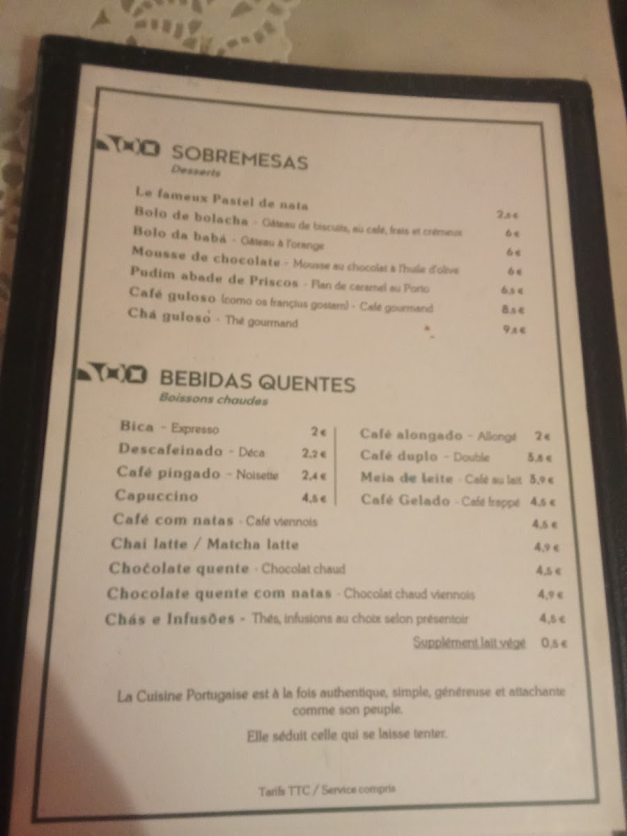Café Lisboa Photo Menu 7