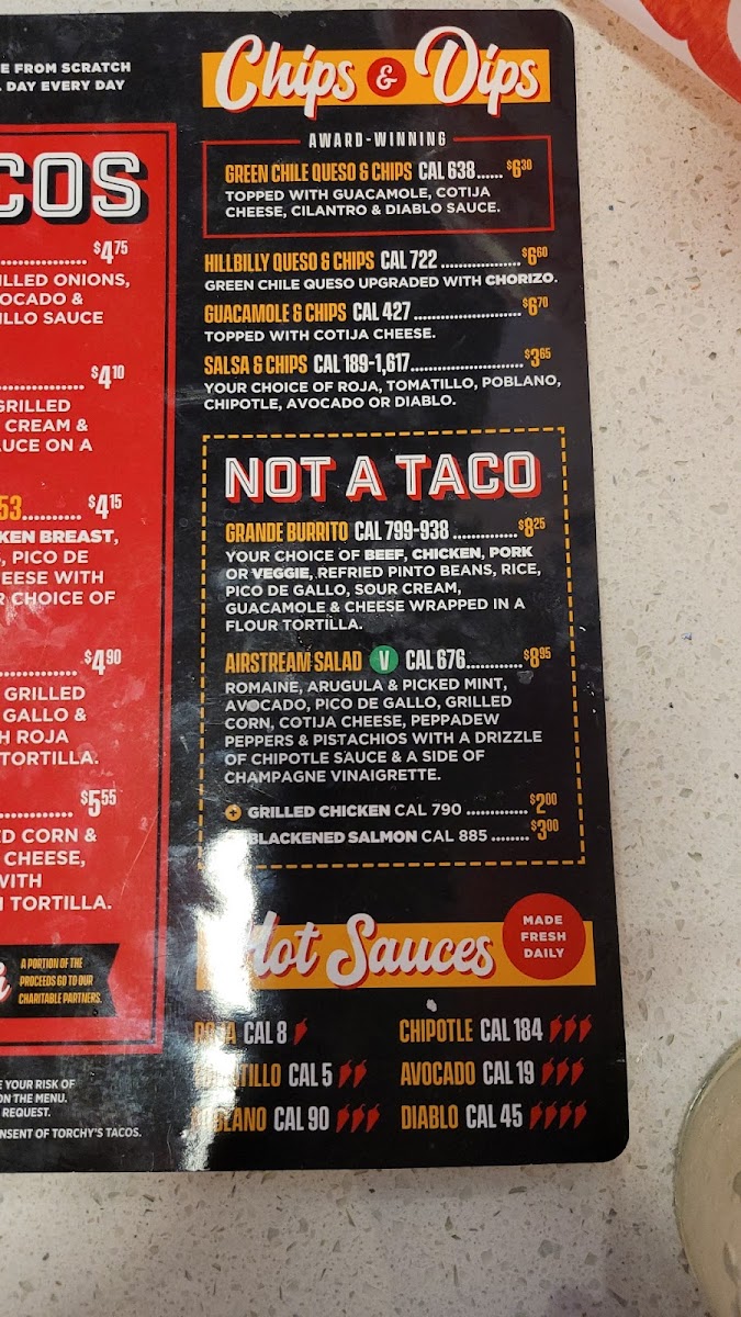 Torchy's Tacos Photo Menu 5