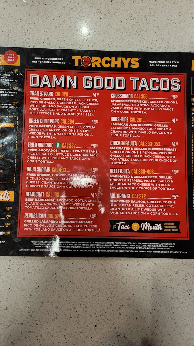 Torchy's Tacos Photo Menu 6