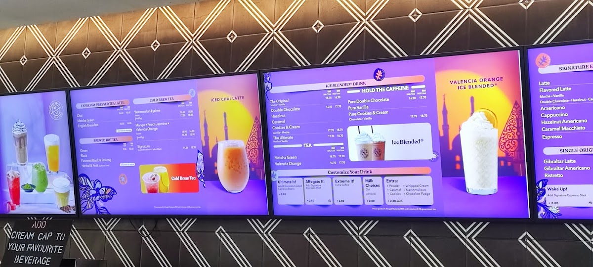 The Coffee Bean & Tea Leaf Photo Menu 2