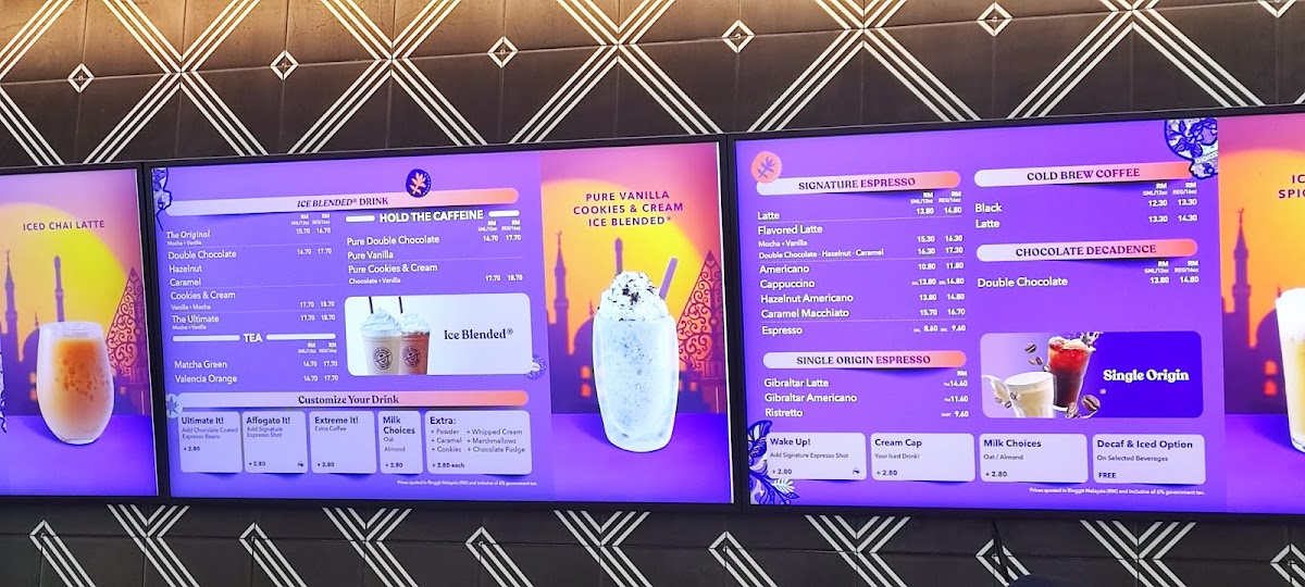 The Coffee Bean & Tea Leaf Photo Menu 4