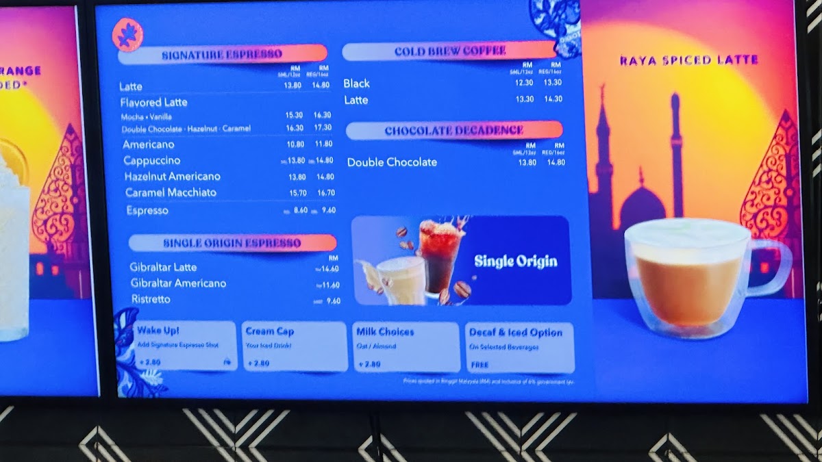 The Coffee Bean & Tea Leaf Photo Menu 5