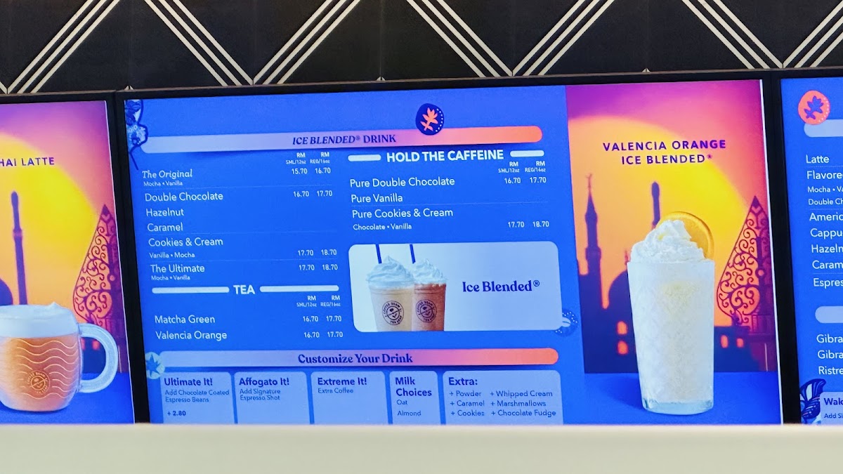 The Coffee Bean & Tea Leaf Photo Menu 7