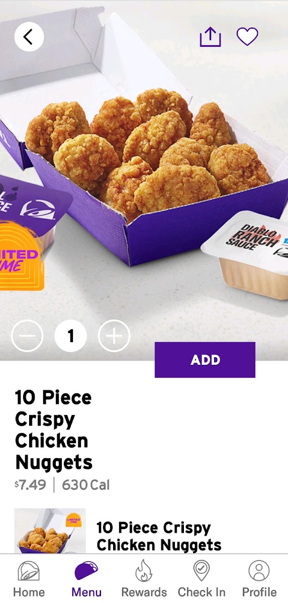 Taco Bell Photo Menu 4