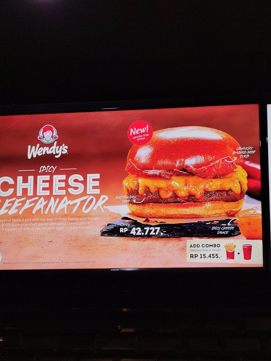 Wendy's Photo Menu 1