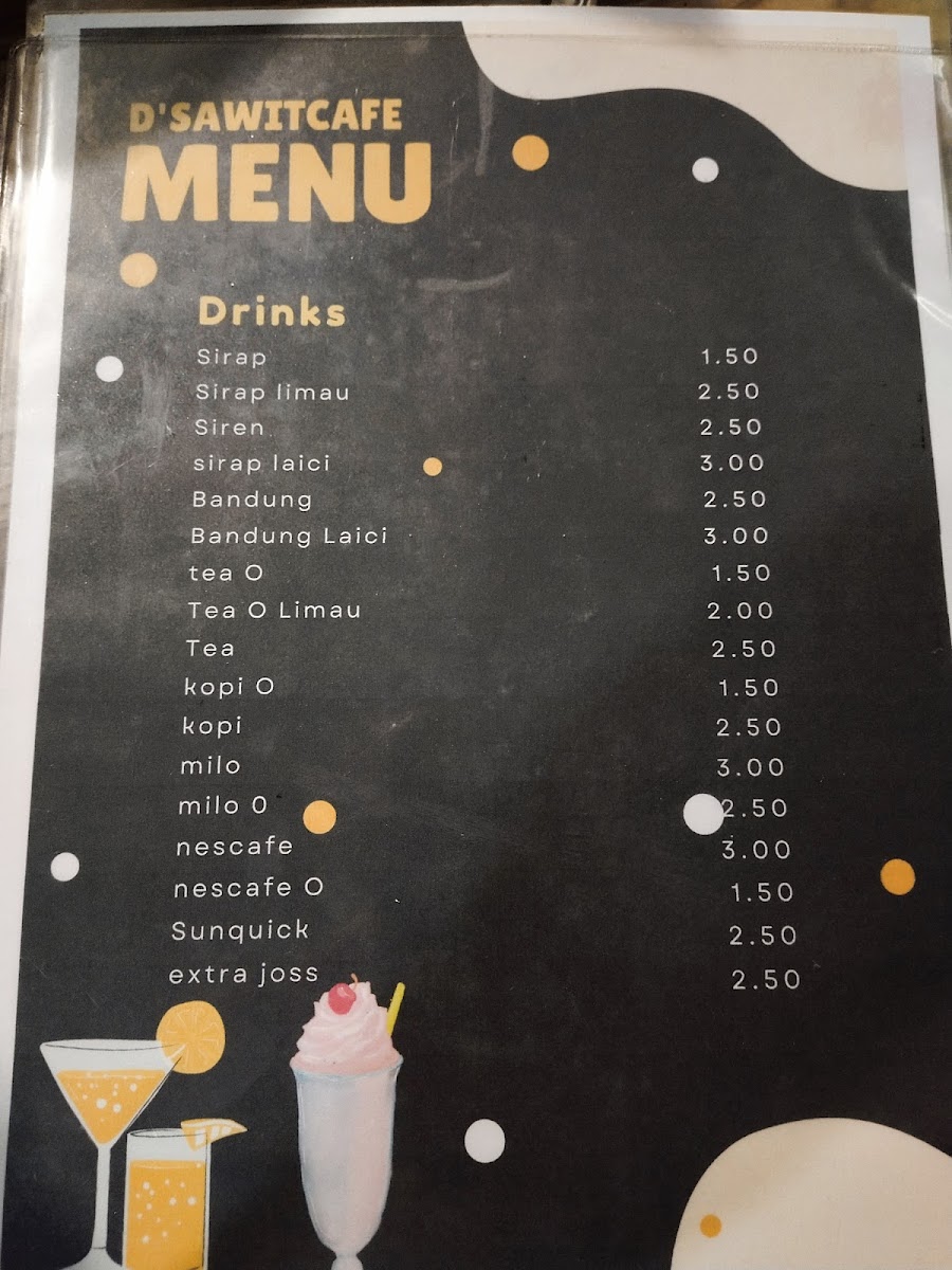 D'Sawit Cafe Photo Menu 1