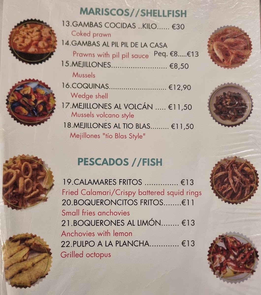 Meson Tio Blas Photo Menu 1
