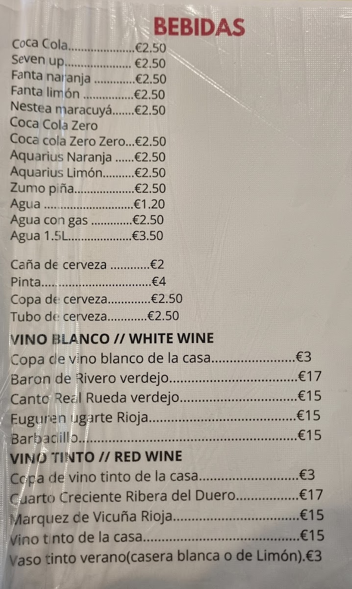 Meson Tio Blas Photo Menu 5