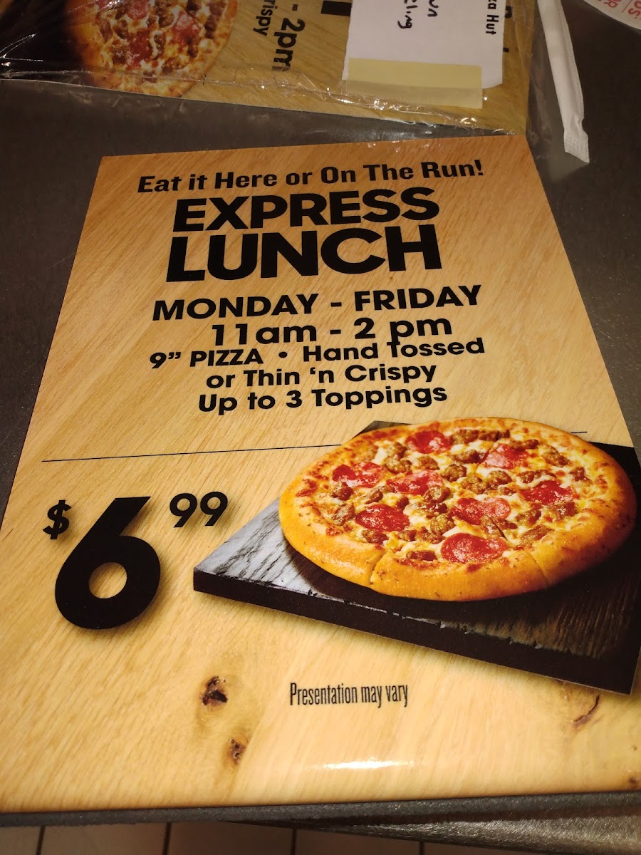Pizza Hut Photo Menu 8