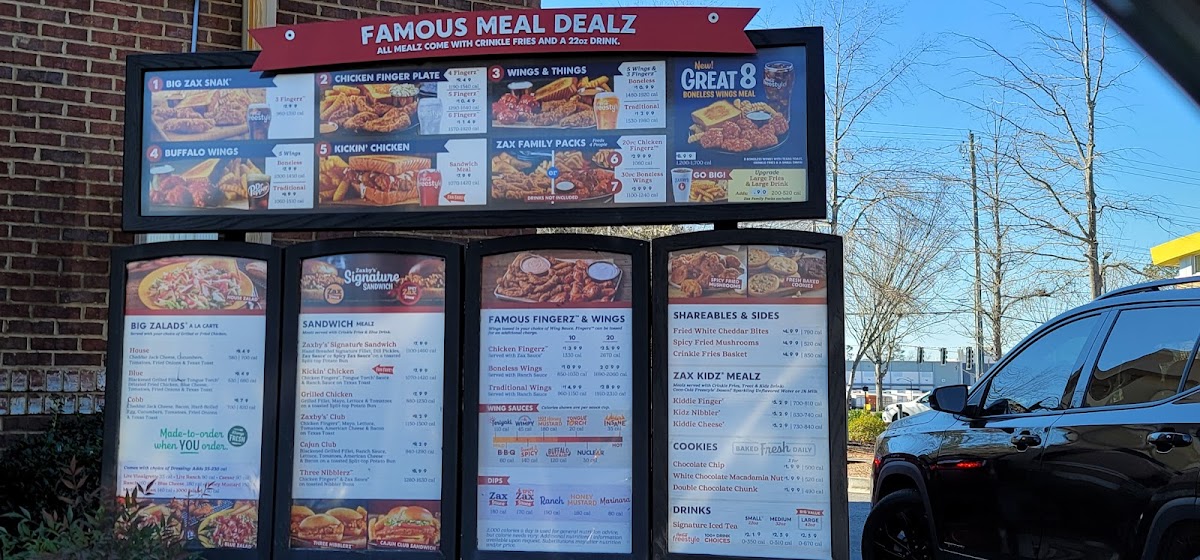 Zaxby's Chicken Fingers & Buffalo Wings Photo Menu 2