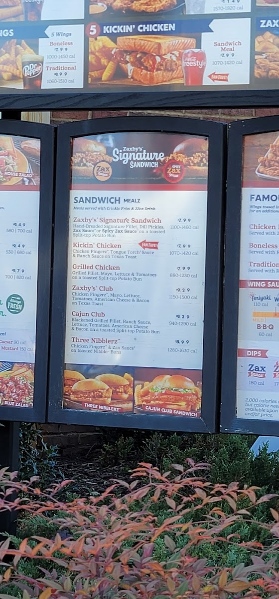 Zaxby's Chicken Fingers & Buffalo Wings Photo Menu 6