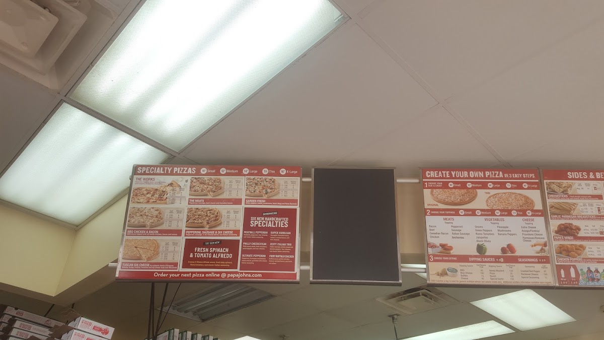 Papa Johns Pizza Photo Menu 2