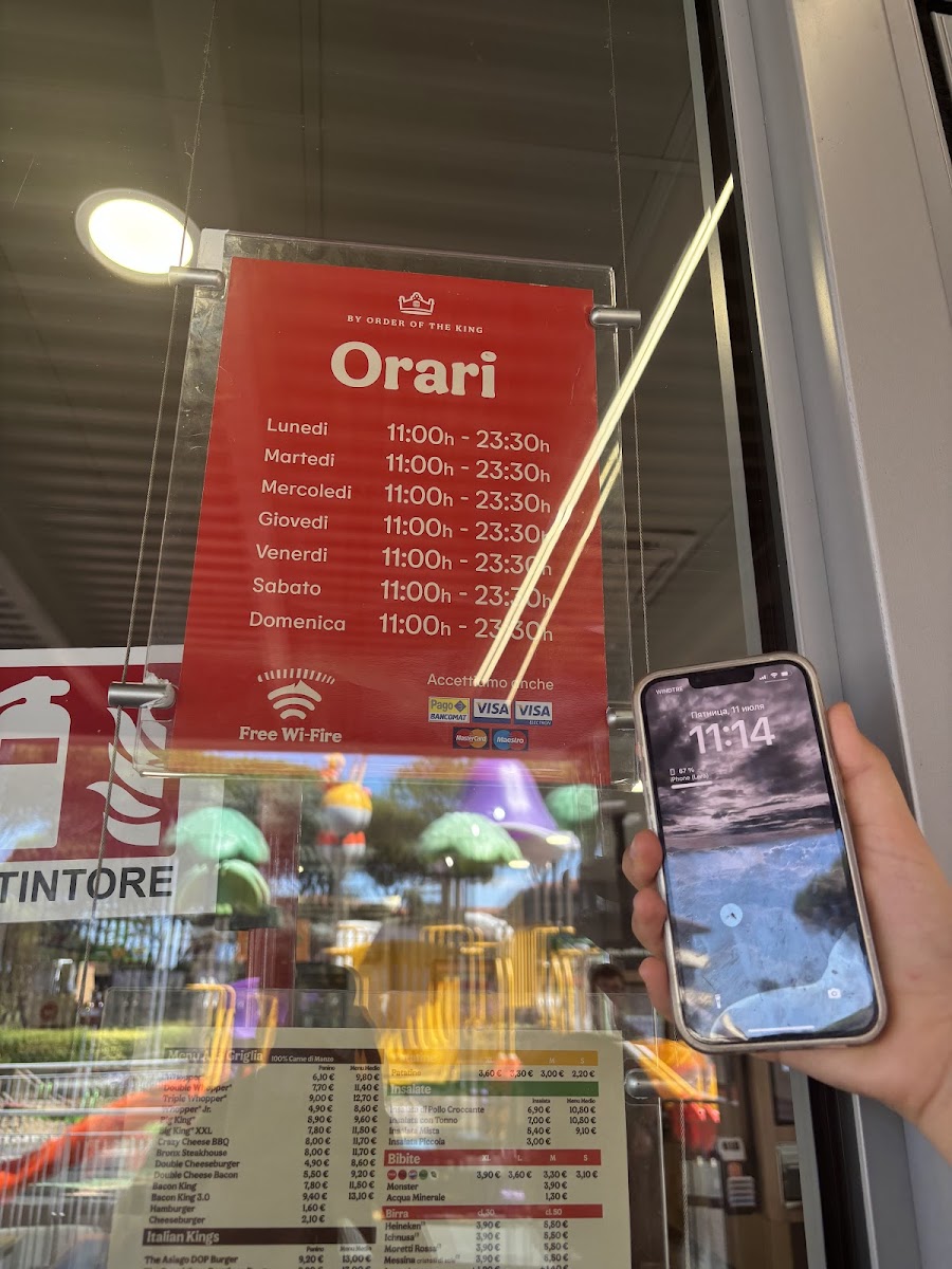 Burger King Photo Menu 1