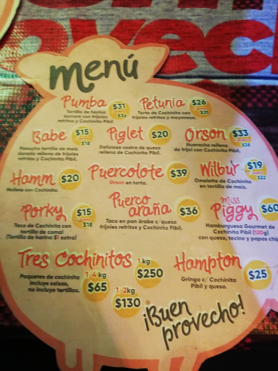 La Cochinita Photo Menu 3