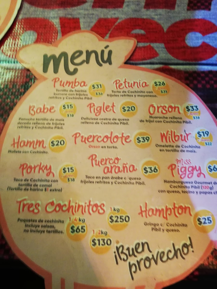 La Cochinita Photo Menu 4