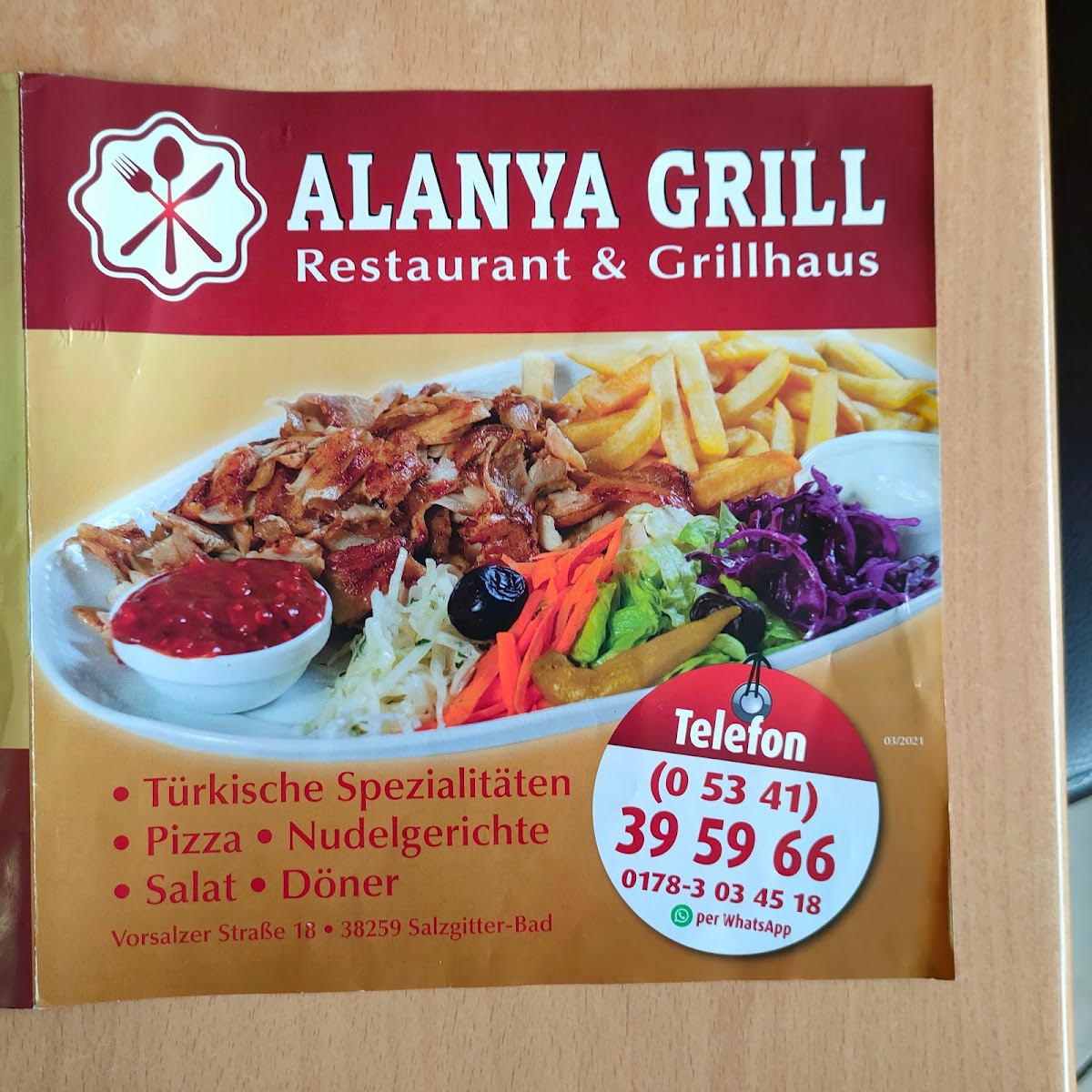 Alanya-Grill - Salzgitter Photo Menu 5