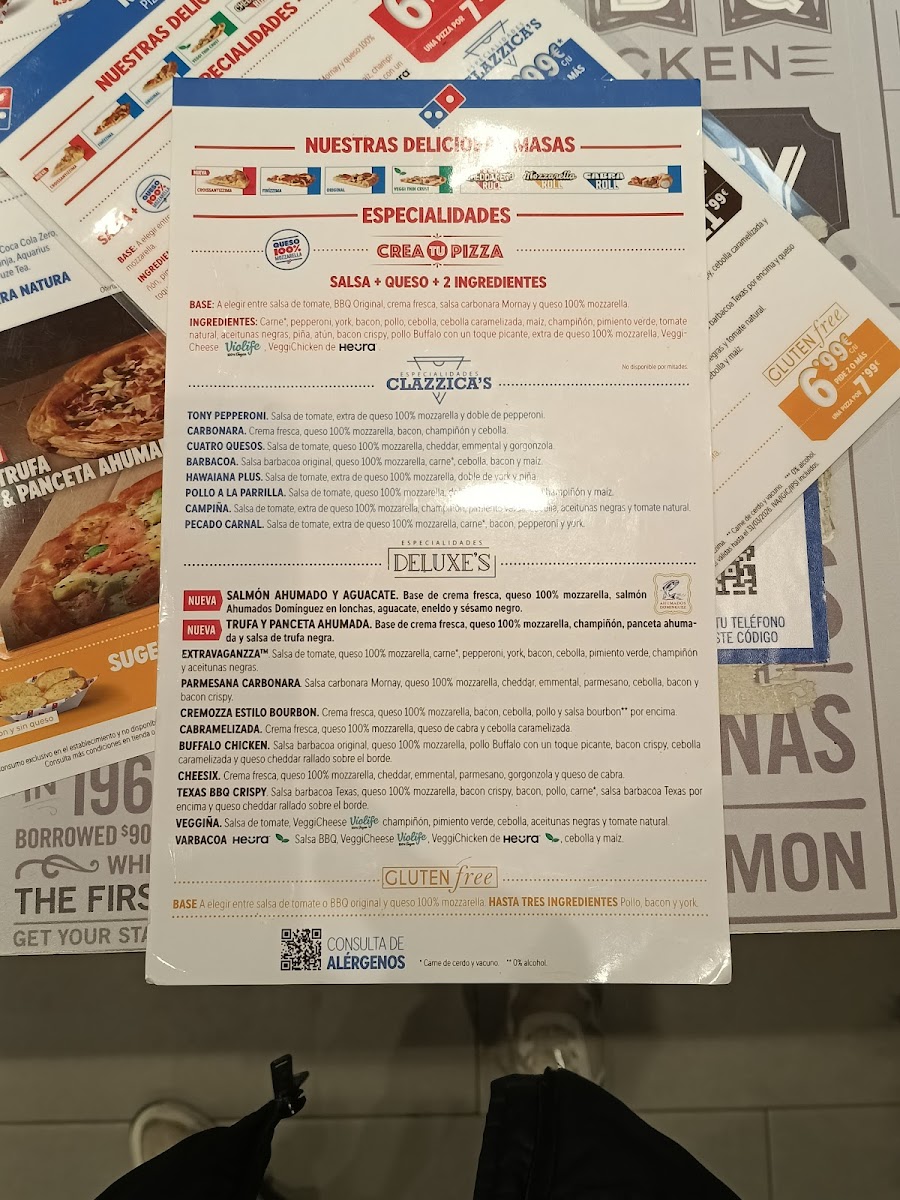 Domino's Pizza Photo Menu 2