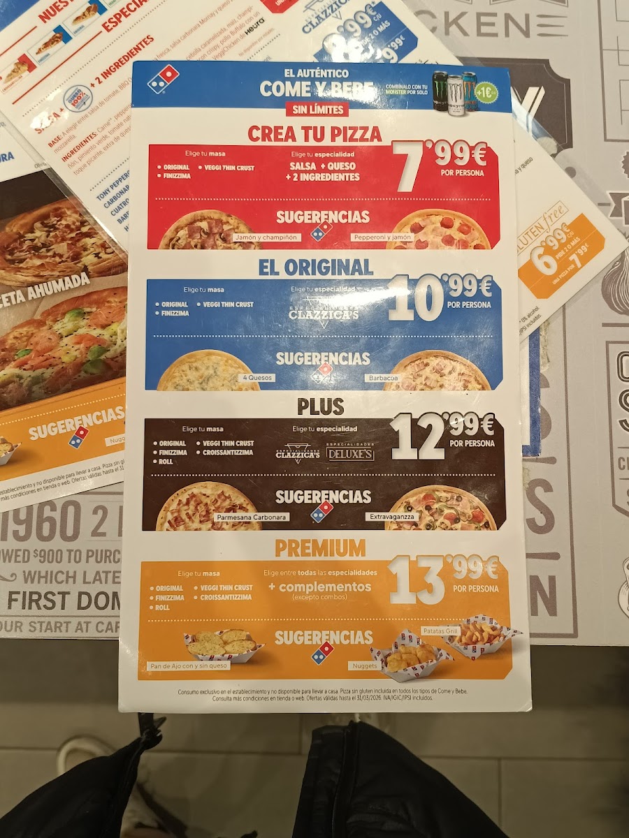 Domino's Pizza Photo Menu 3