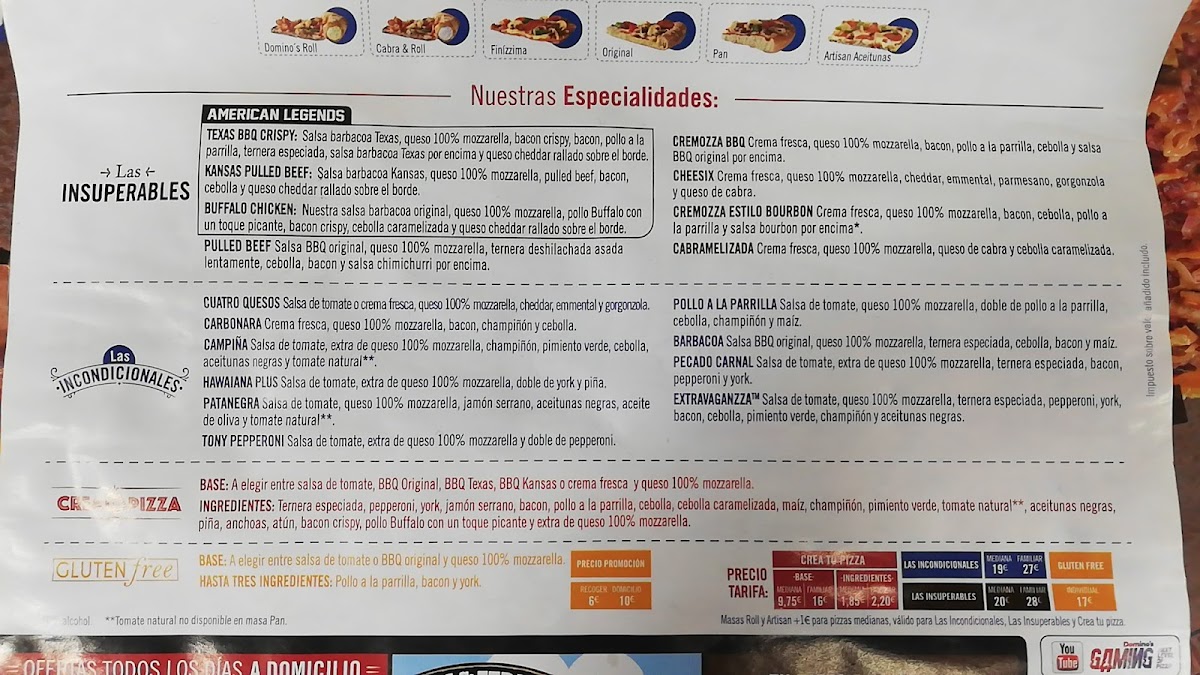 Domino's Pizza Photo Menu 8