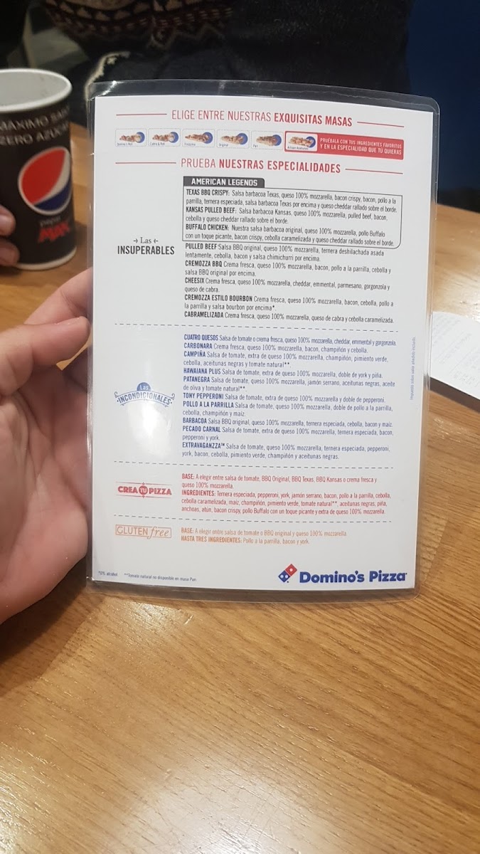 Domino's Pizza Photo Menu 9