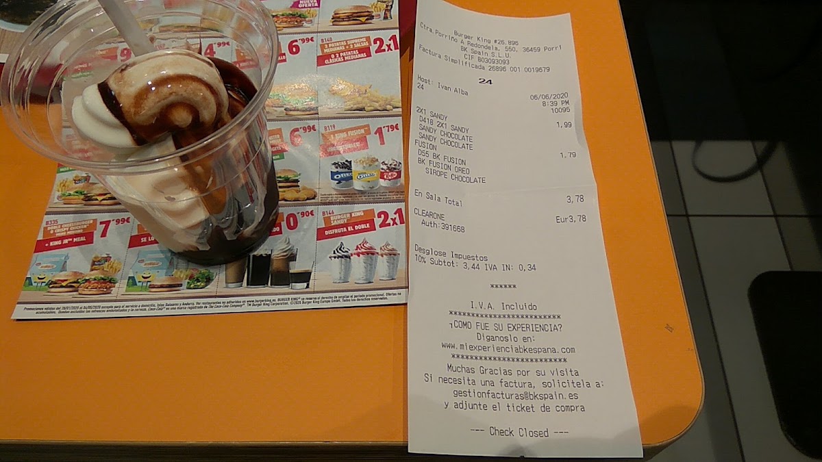 Burger King Photo Menu 2