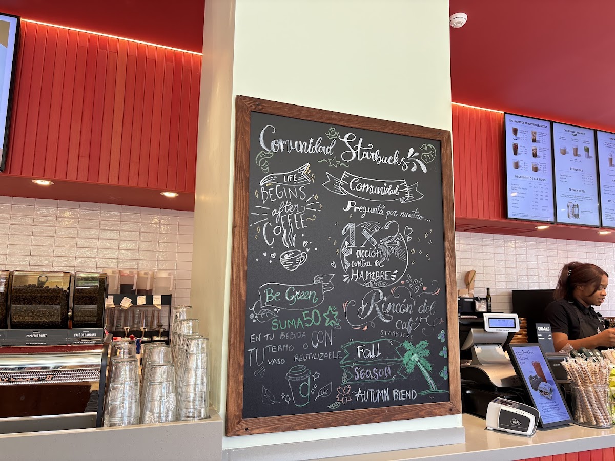 Starbucks Photo Menu 1