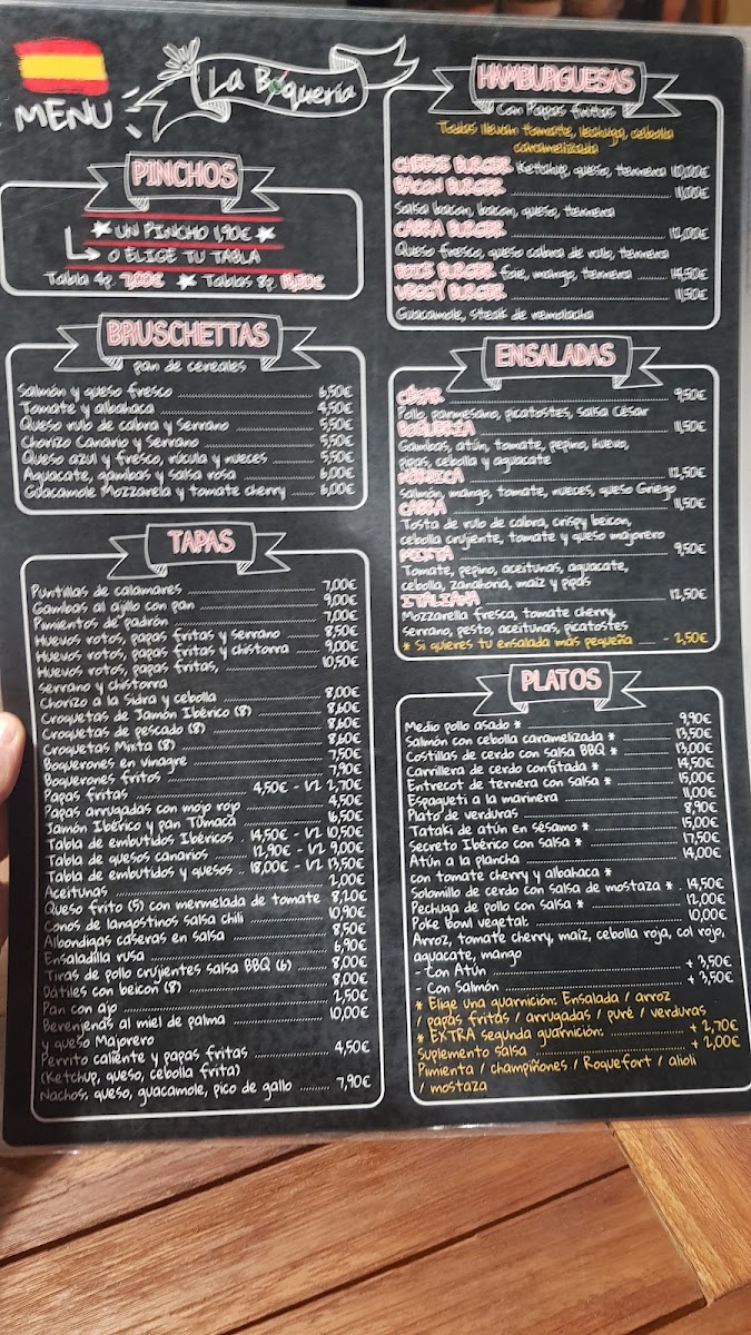 Restaurante La Boqueria Photo Menu 10