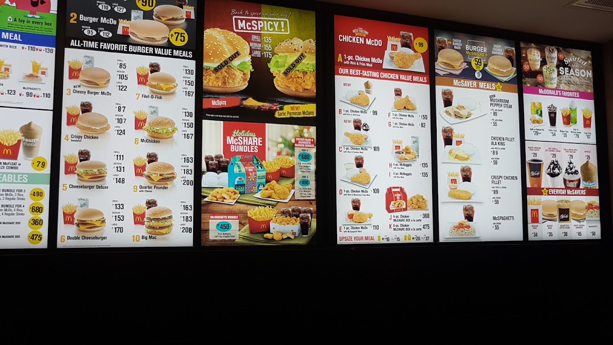 McDonald's Photo Menu 1