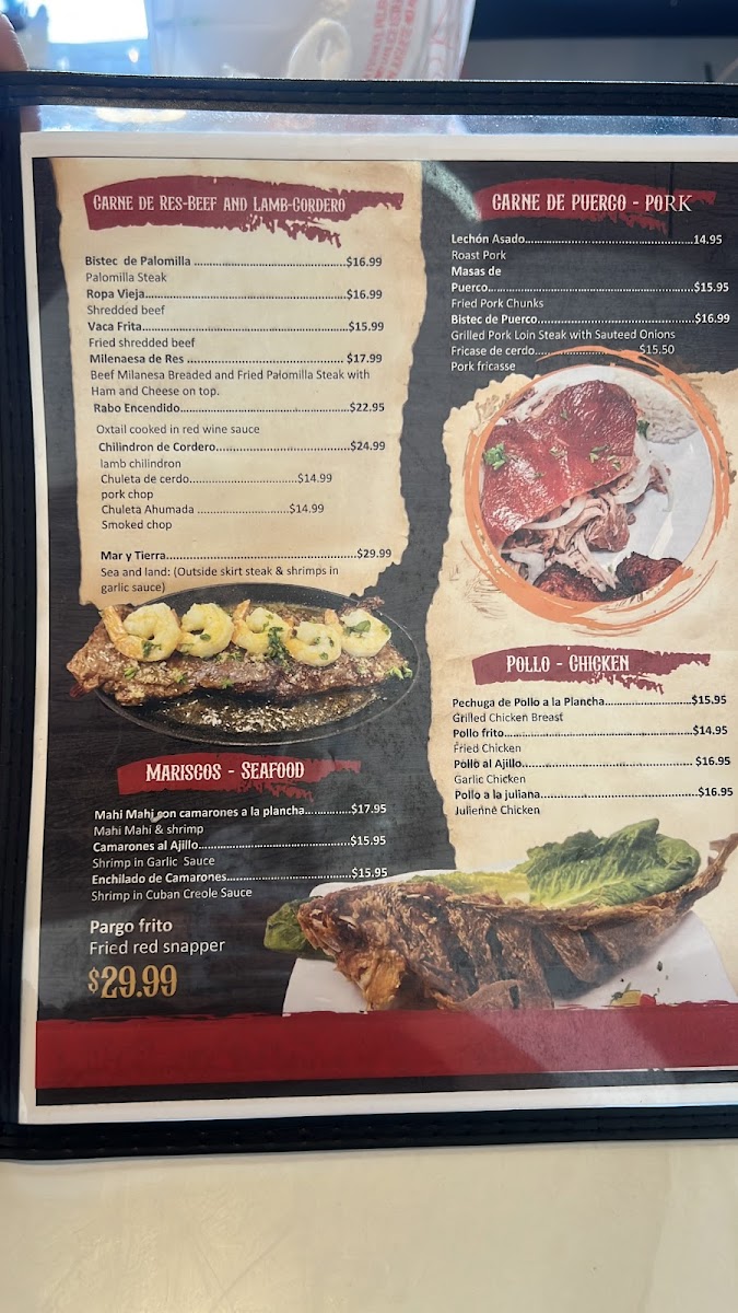 Cafe Cuba Photo Menu 1