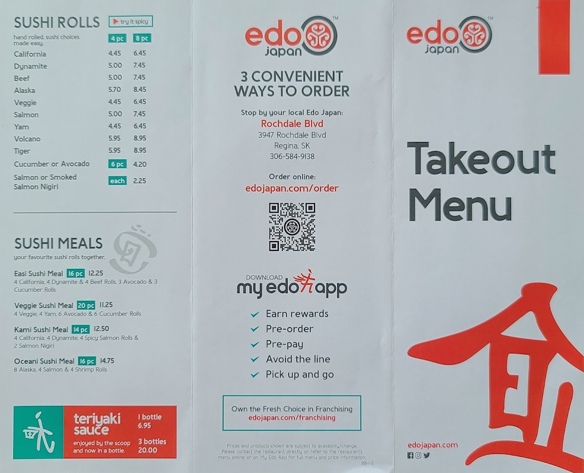 Edo Japan Photo Menu 3