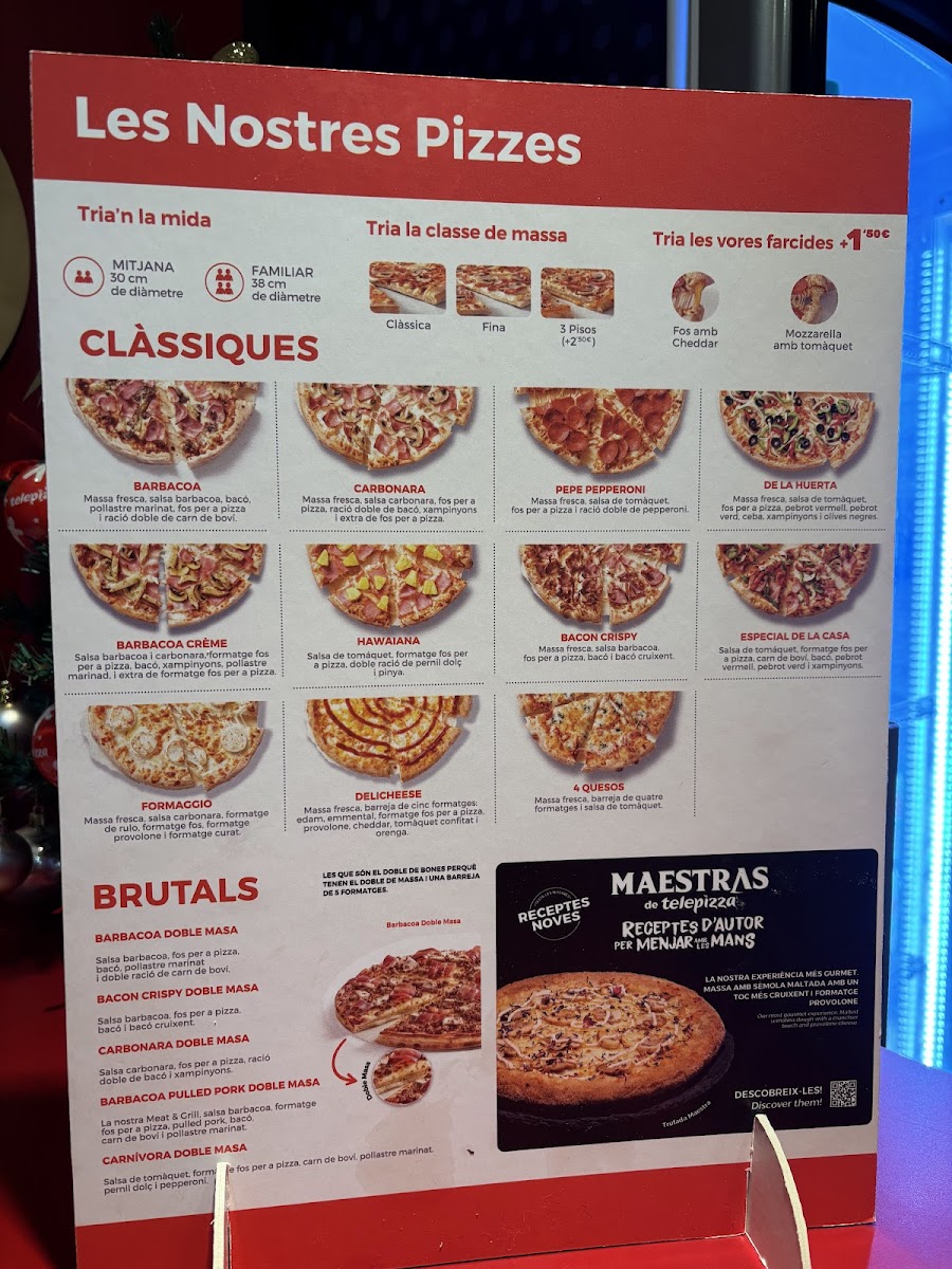 Telepizza Photo Menu 1