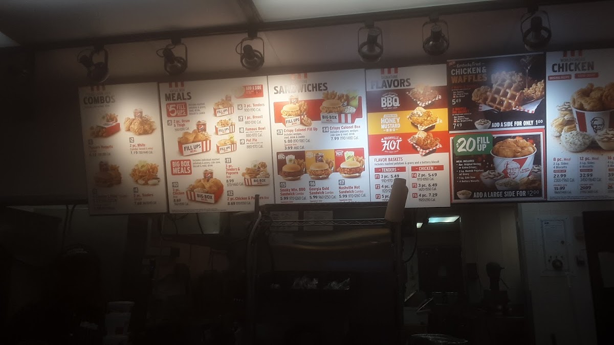 KFC Photo Menu 1
