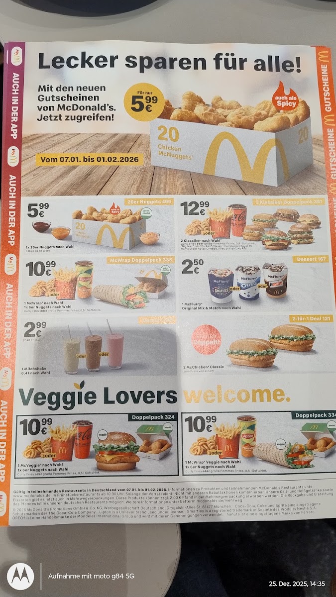 McDonald's Photo Menu 1