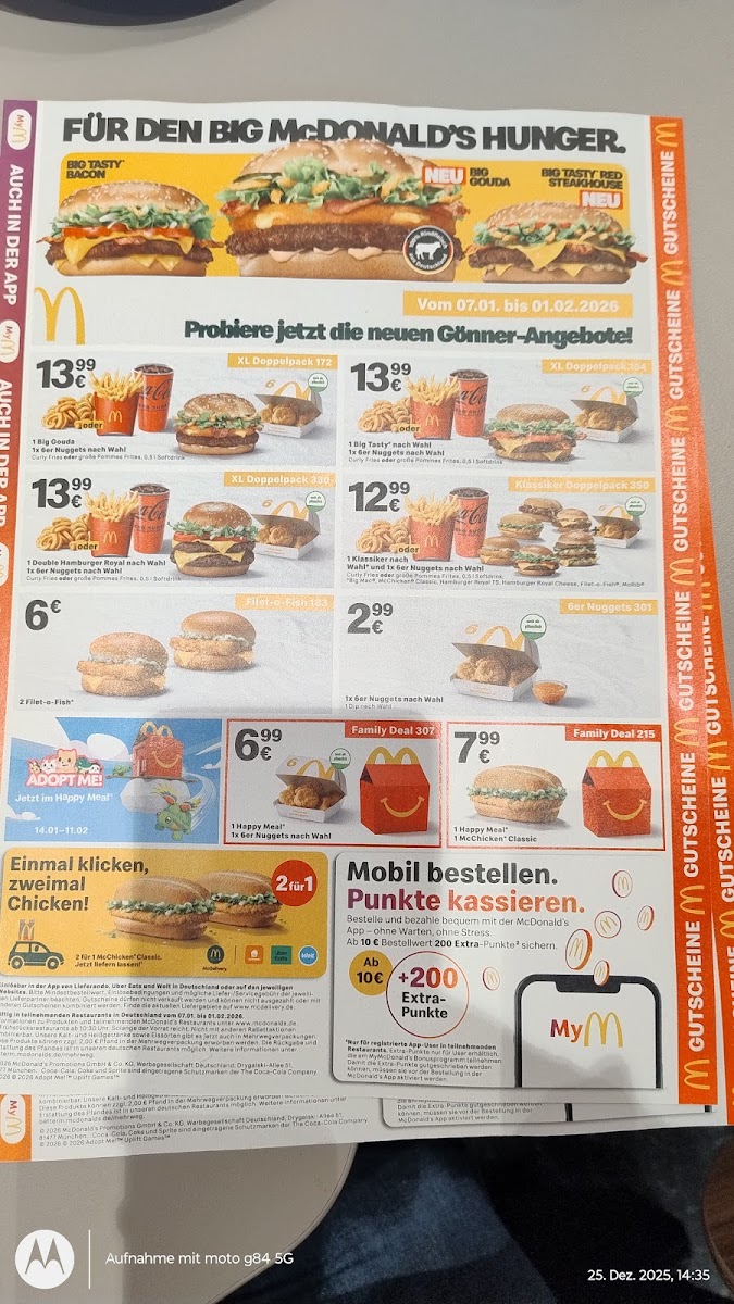 McDonald's Photo Menu 2