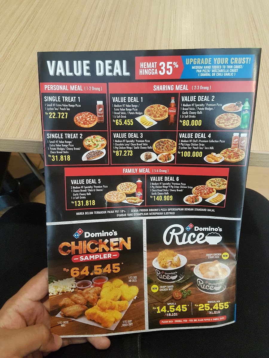 Domino's Pizza Photo Menu 3