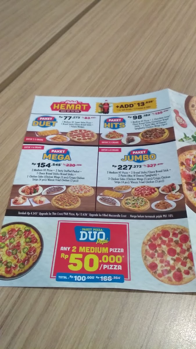 Domino's Pizza Photo Menu 4