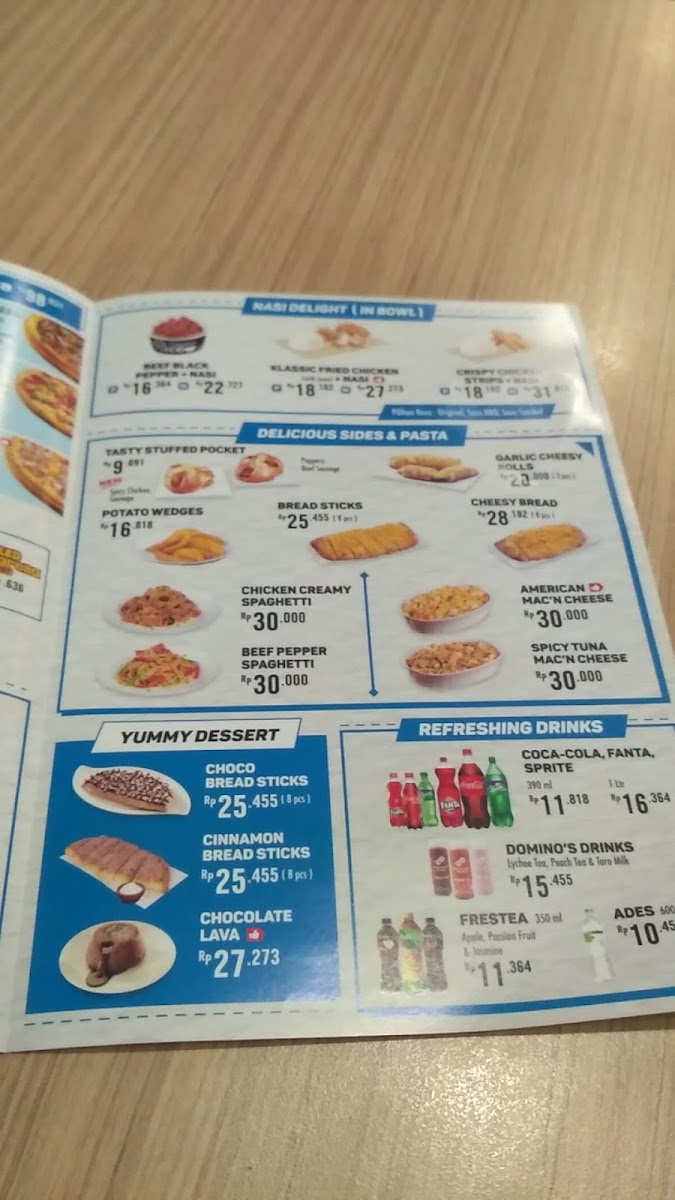 Domino's Pizza Photo Menu 7
