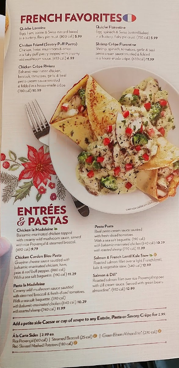 la Madeleine Photo Menu 4