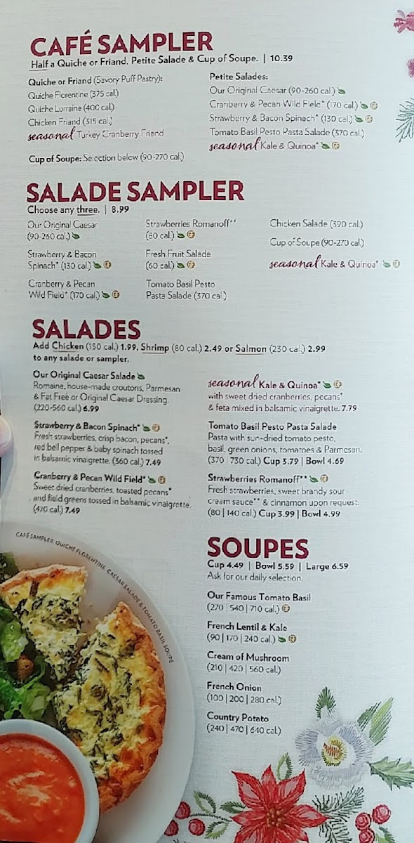 la Madeleine Photo Menu 8