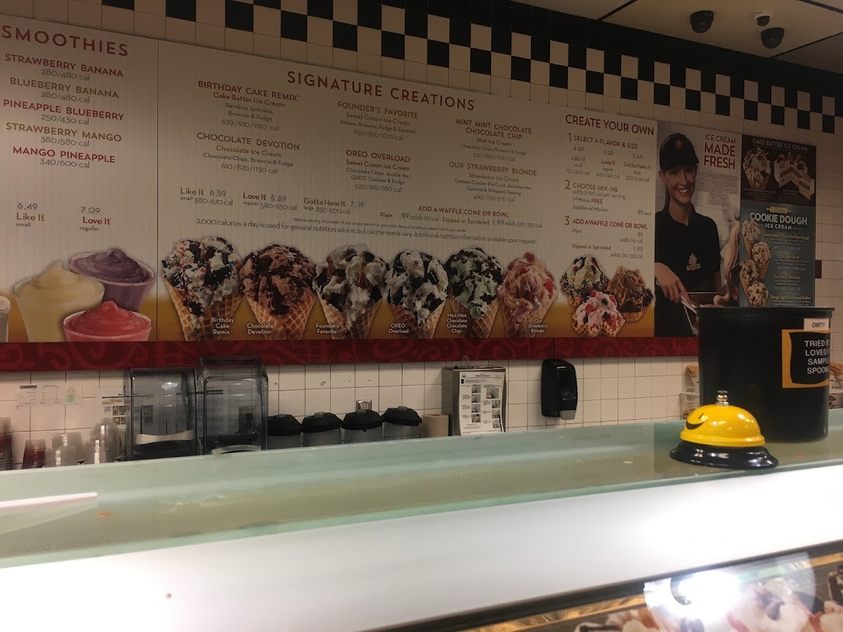 Cold Stone Creamery Photo Menu 3