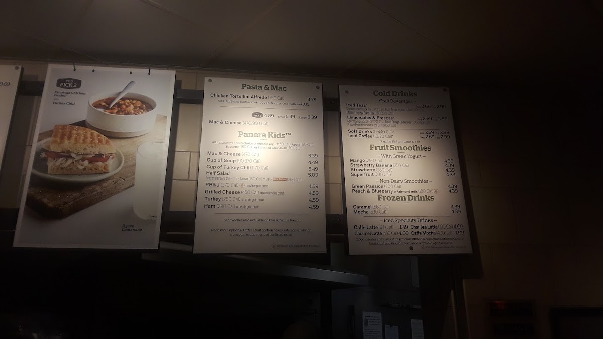 Panera Bread Photo Menu 2